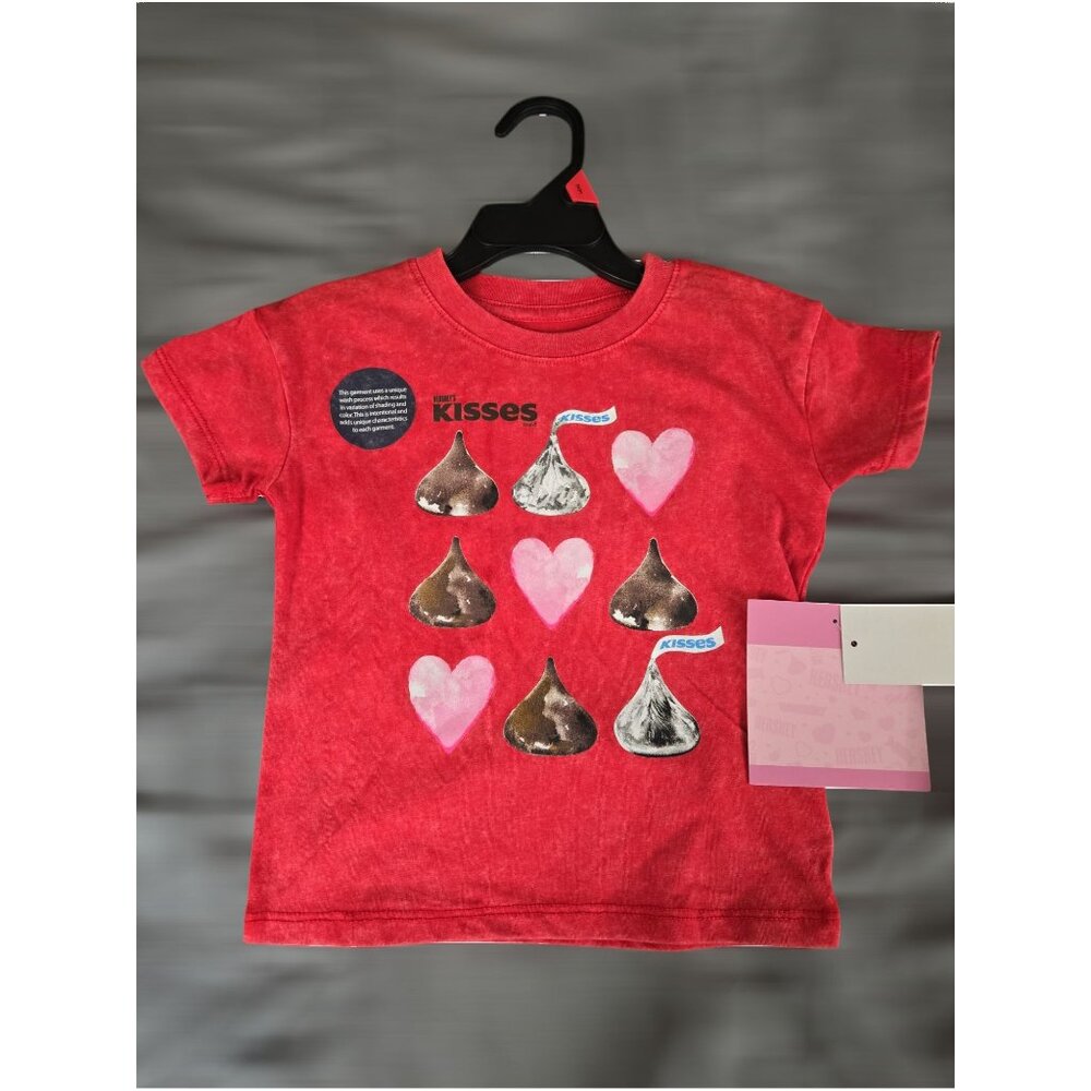 NWT Hershey's Kisses Girls T-Shirt & Ankle Socks 3 Pack / 2T-3T